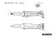 Купити Акумуляторна прямошліфувальна машина Metabo GВB 18 LTX BL 11-28 (600826840). Офіційний магазин Metabo, фірмова гарантія з доставкою по Украіні