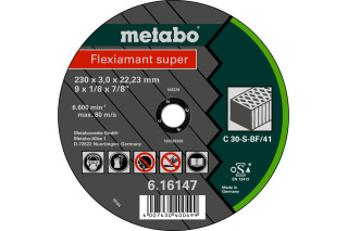 Відрізний диск Metabo Flexiamant Super 115x2,5x22,2 Камінь, TF 42 (616728000)