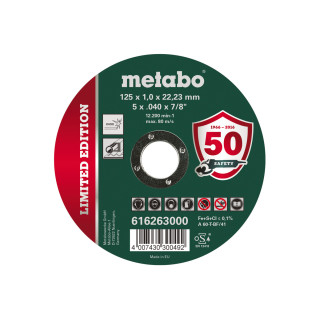 Відрізний диск Metabo 125 x 1,0 x 22,23 Inox, TF 41 (616263000)