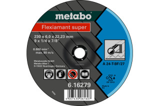 Зачисний диск Metabo Flexiamant super 150x6,0x22,2 Сталь, SF 27 (616487000)