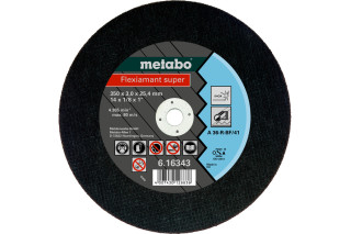 Відрізний диск Metabo Flexiamant Super 350x3,0x25,4 Inox, TF 41 (616343000)