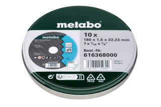 10 відрізних дисків Metabo - SP 180x1,5x22,23 Inox, TF 41 (616368000)