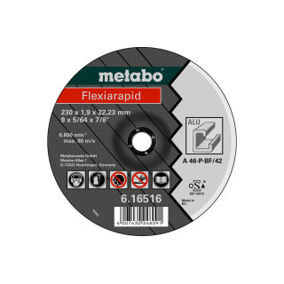 Відрізний диск Metabo Flexiarapid 125x1,5x22,2, Алюміній, TF 41 (616513000)
