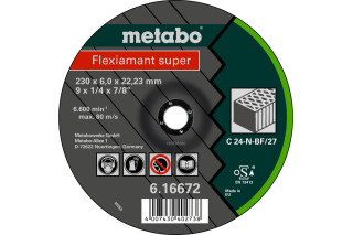 Зачисний диск Metabo Flexiamant super 115x6,0x22,2 Камінь, SF 27 (616729000)