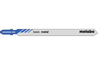 5 лобзиковых пилок Metabo «Basic Metal», 106/ 1,2 мм (623629000)