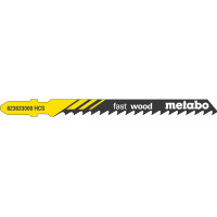 5 пилкових полотен Metabo «Fast Wood», 74/ 4,0 мм (623633000)