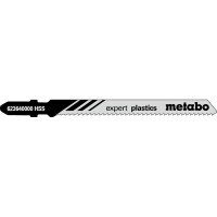 5 пилкових полотен для лобзиків Metabo «Expert Plastics», 74/2,0 мм (623640000)