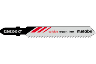 3 пилкових полотна для лобзиків Metabo «Expert Inox», 57/ 1,4 мм (623663000)