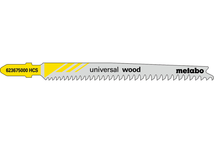 Купить 25 лобзиковых пилок Metabo «Universal Wood», 91 мм, Progr. (623617000). Официальный магазин Metabo, фирменная гарантия с доставкой по Украине.