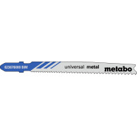 5 пилкових полотен для лобзиків Metabo «Universal Metal», 74 мм/Progr. (623676000)