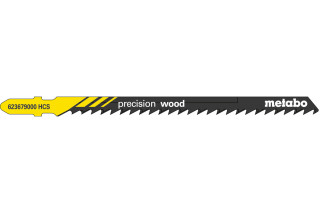 5 пилкових полотен для лобзиків Metabo «Precision Wood», 104/ 4,0 мм (623679000)