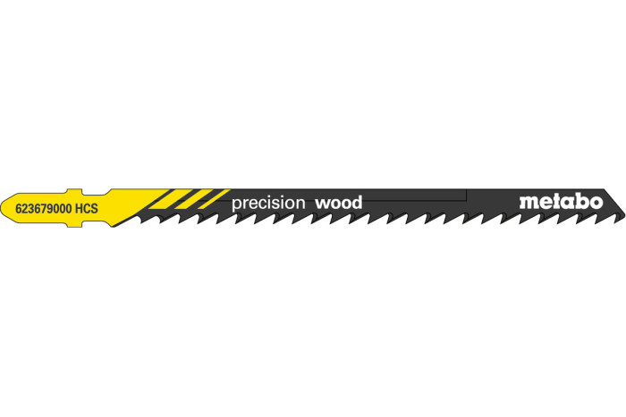 Купить 5 лобзиковых пилок Metabo «Precision Wood», 104/ 4,0 мм (623679000). Официальный магазин Metabo, фирменная гарантия с доставкой по Украине.
