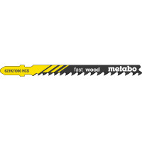 5 пилкових полотен для лобзиків Metabo «Fast Wood», /Progr. (623921000)