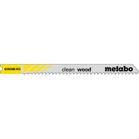 5 U-образных пилок для лобзиков Metabo «Clean Wood», 82/2,5 мм (623943000)