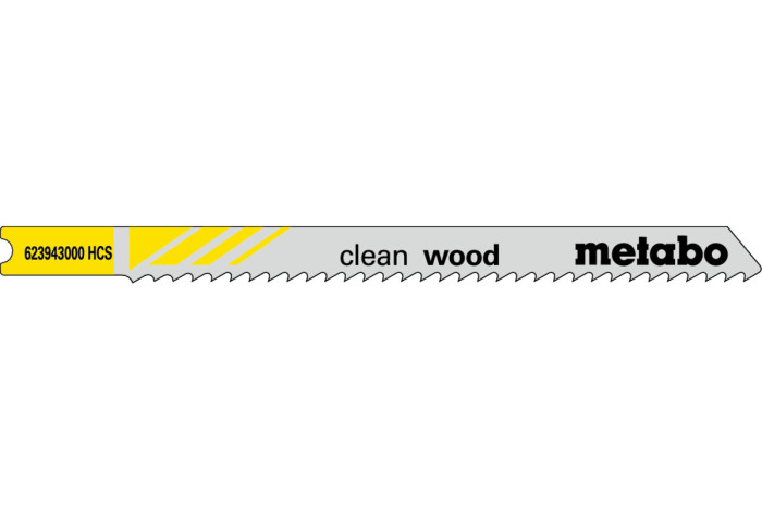 Купить 5 U-образных пилок для лобзиков Metabo «Clean Wood», 82/2,5 мм (623943000). Официальный магазин Metabo, фирменная гарантия с доставкой по Украине.