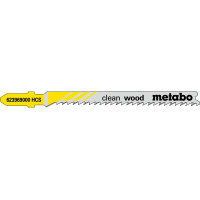5 лобзиковых пилок Metabo «Clean Wood», 74/ 2,7 мм (623969000)