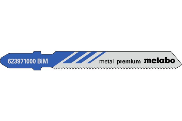 Купити 5 пилкових полотен Metabo «Metal Premium», 51/ 1,2 мм (623971000). Офіційний магазин Metabo, фірмова гарантія з доставкою по Украіні