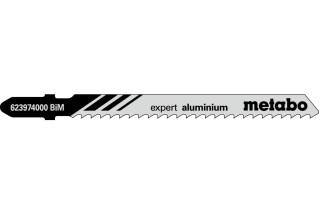 5 пилкових полотен для лобзиків Metabo «Expert Aluminium», 75/ 3,0 мм (623974000)