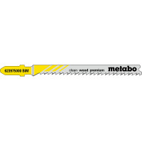 5 пилкових полотен для лобзиків Metabo «Clean Wood Premium», 74/ 2,7 мм (623975000)