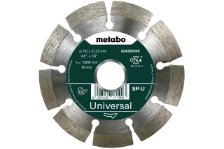 Алмазний відрізний диск Metabo 115x22.23 mm SP-U (624295000)