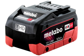 Акумуляторний блок Metabo LiHD, 18 В - 5,5 А·Г (625368000)