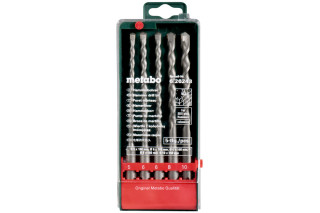 Набор буров Metabo SDS-Plus Classic, 5 предметов (626243000)
