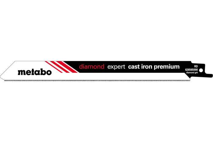 Купити 2 пилкових полотна для шабельних пилок Metabo «Expert Cast Iron Premium», 200 x 1,0 мм (626565000). Офіційний магазин Metabo, фірмова гарантія з доставкою по Украіні