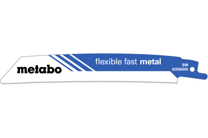 Купить 5 пилок для сабельных пил Metabo «Flexible Fast Metal», 150 x 0,9 мм (626566000). Официальный магазин Metabo, фирменная гарантия с доставкой по Украине.