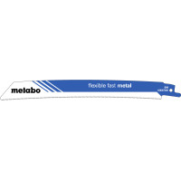 5 пилкових полотен для шабельних пилок Metabo «Flexible Fast Metal», 225 x 0,9 мм (626567000)