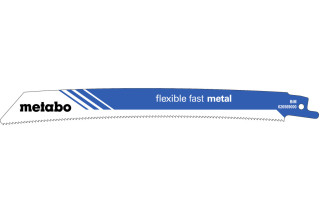 5 пилок для сабельных пил Metabo «Flexible Fast Metal», 225 x 0,9 мм (626569000)