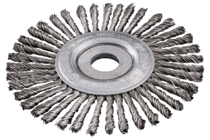 Купить Металлическая щетка Ø 150x0,5x6 mm/22,23 (626816000). Официальный магазин Metabo, фирменная гарантия с доставкой по Украине.