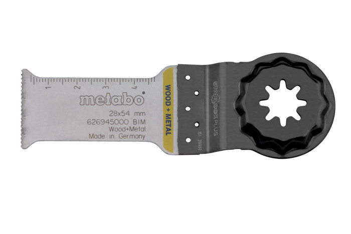 Купити Змінне пилкове полотно Metabo Starlock Plus дерево/метал, BIM, 32x60 мм (626945000). Офіційний магазин Metabo, фірмова гарантія з доставкою по Украіні