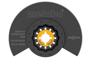 Сегментне пилкове полотно Metabo дерево/метал, BIM, Ø 85 мм (626960000)