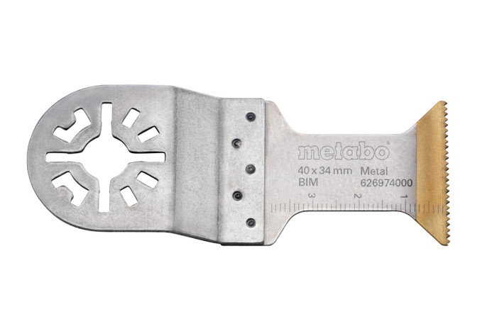 Купити Пиляльне полотно Bim 40х34мм mylti-fit (626974000). Офіційний магазин Metabo, фірмова гарантія з доставкою по Украіні
