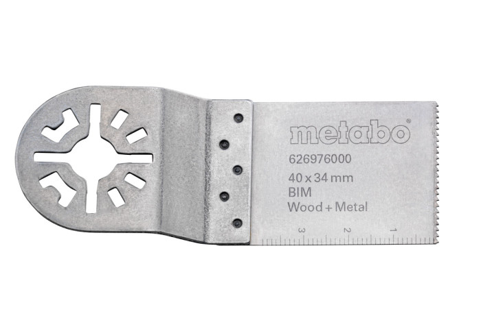 Купить Пильное полотно Bim 40х34мм mylti-fit (626976000). Официальный магазин Metabo, фирменная гарантия с доставкой по Украине.