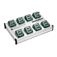 Швидкозарядна станція Metabo ASC 55 MULTI 8, 12–36 В, ЄС (627093000)