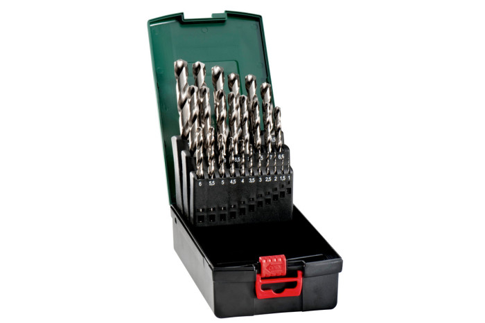 Купити Касета зі свердлами Metabo HSS-G, 25 предметів (627098000). Офіційний магазин Metabo, фірмова гарантія з доставкою по Украіні