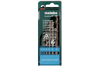 Касета зі свердлами Metabo HSS-Cо, 6 предметів (627119000)