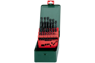 Касета зі свердлами Metabo HSS-R, SP, 25 предметів (627152000)