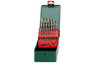 Касета зі свердлами Metabo HSS-G, SP, 25 предметів (627154000)