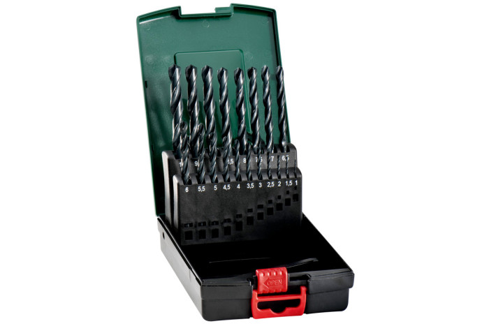 Купить Кассета со сверлами Metabo HSS-R, 19 предметов (627164000). Официальный магазин Metabo, фирменная гарантия с доставкой по Украине.