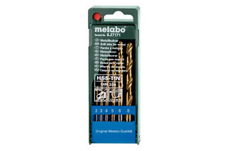 Касета зі свердлами Metabo HSS-TIN, 6 предметів (627171000)