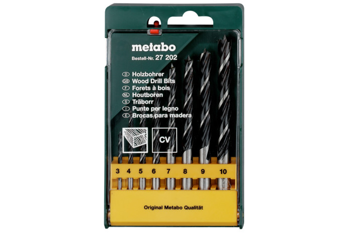 Купити Касета зі свердлами по дереву Metabo 8 предметів (627202000). Офіційний магазин Metabo, фірмова гарантія з доставкою по Украіні