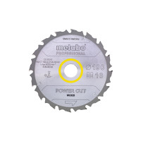 Пилкове полотно Metabo «Power Cut Wood - Professional», 190x30, Z16 FZ/FA 12° (628006000)