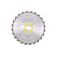 Пилкове полотно Metabo «Power Cut Wood — Professional», 250X30, Z24 WZ 25° (628012000)