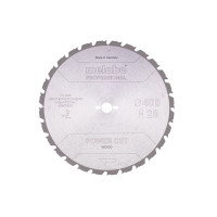 Пильное полотно Metabo «Power Cut Wood — Professional», 400x30, Z28 FZ/FA 10° (628018000)
