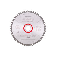 Пильное полотно Metabo «Precision Cut Wood — Professional», 210х30, Z56 WZ 10° (628040000)