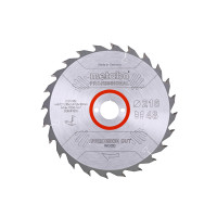 Пильное полотно Metabo «Precision Cut Wood — Professional», 216x30, Z48 WZ 5°neg. (628041000)