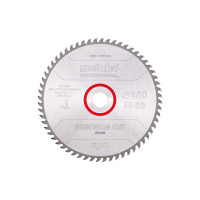 Пилкове полотно Metabo «Precision Cut Wood — Professional», 250х30, Z60 WZ 15° (628049000)