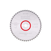 Пилкове полотно Metabo «Precision Cut Wood — Professional», 315х30, Z48 WZ 0° (628057000)